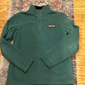 Vineyard Vines quarter zip fleece pullover